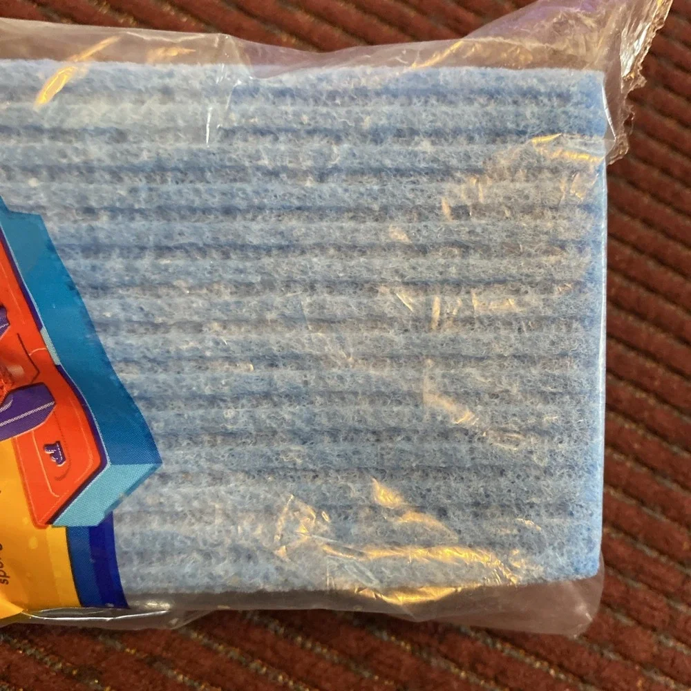 NEW SEALED! O-CEDAR BIG EASY FLAT SPONGE MOP REFILL SNAP-IN TABS DISCONTINUED